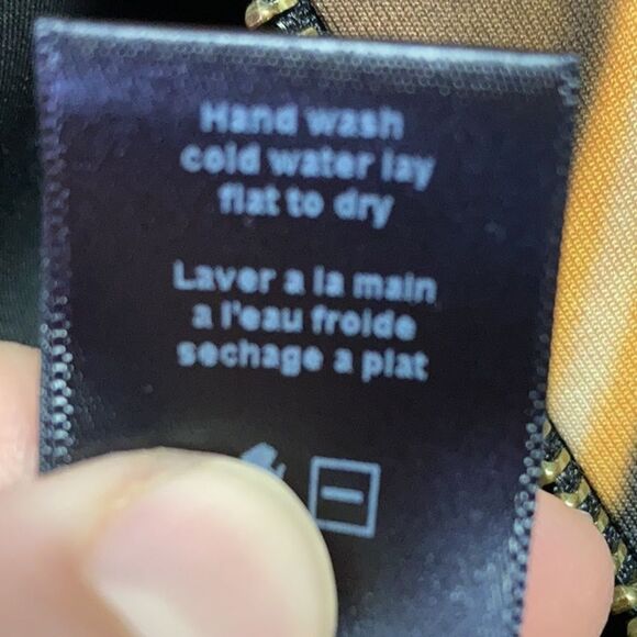 Clover Canyon Neoprene Black Gold Floral Geometric Bomber Jacket Size Small - Picture 9 of 9